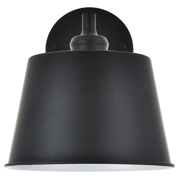 Nota One Light Black Wall Sconce